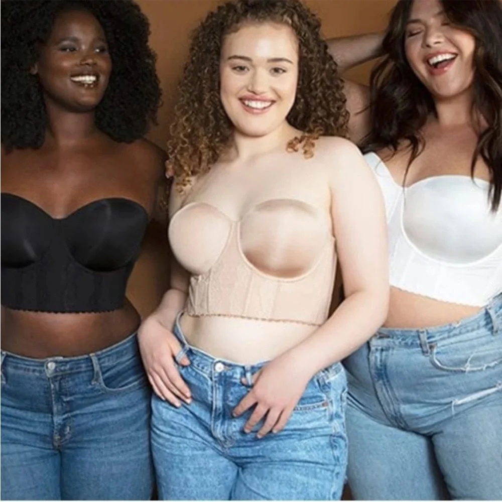 NWT PARFAIT Elissa Full Bust Strapless Longline Bra